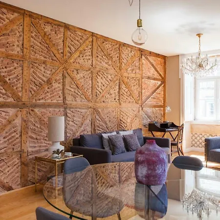 Alfama Baixa Spacious And Bright Blends The Historic And The Contemporary 2 Bedrs & 2 Bathrs Ac 18th Century Building Апартаменти *